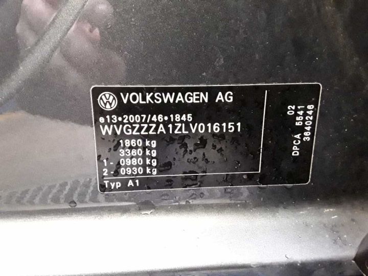 Photo 2 VIN: WVGZZZA1ZLV016151 - VW T-ROC (A11)(09.2017-&GT2021) 