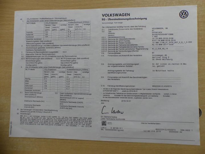 Photo 12 VIN: WVGZZZA1ZLV053274 - VW T-ROC 