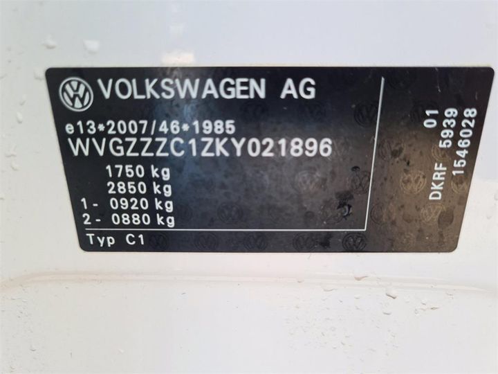 Photo 12 VIN: WVGZZZC1ZKY021896 - VOLKSWAGEN T-CROSS 