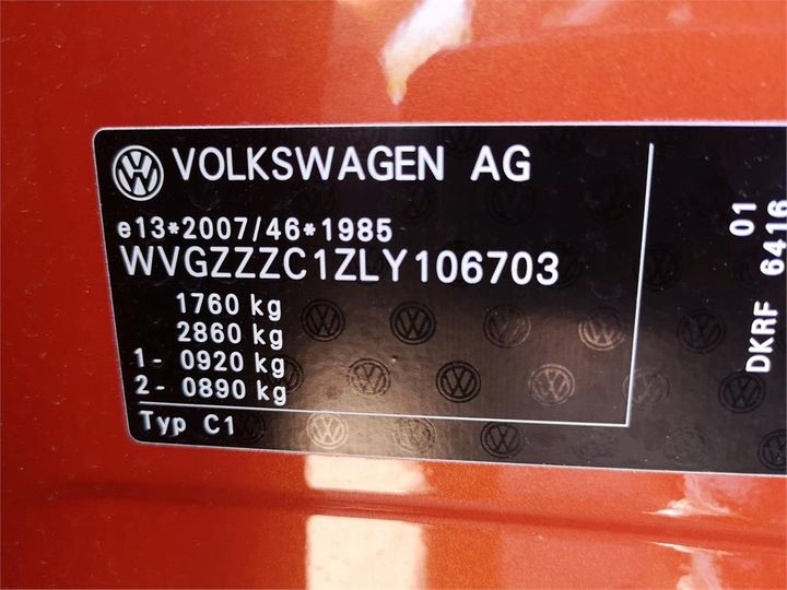 Photo 10 VIN: WVGZZZC1ZLY106703 - VOLKSWAGEN T-CROSS 