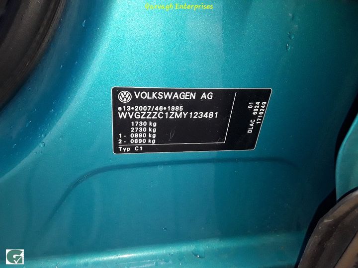 Photo 13 VIN: WVGZZZC1ZMY123481 - VOLKSWAGEN T-CROSS 