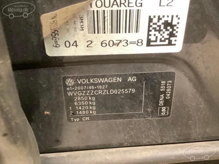 Photo 4 VIN: WVGZZZCRZLD025579 - VOLKSWAGEN TOUAREG SUV 