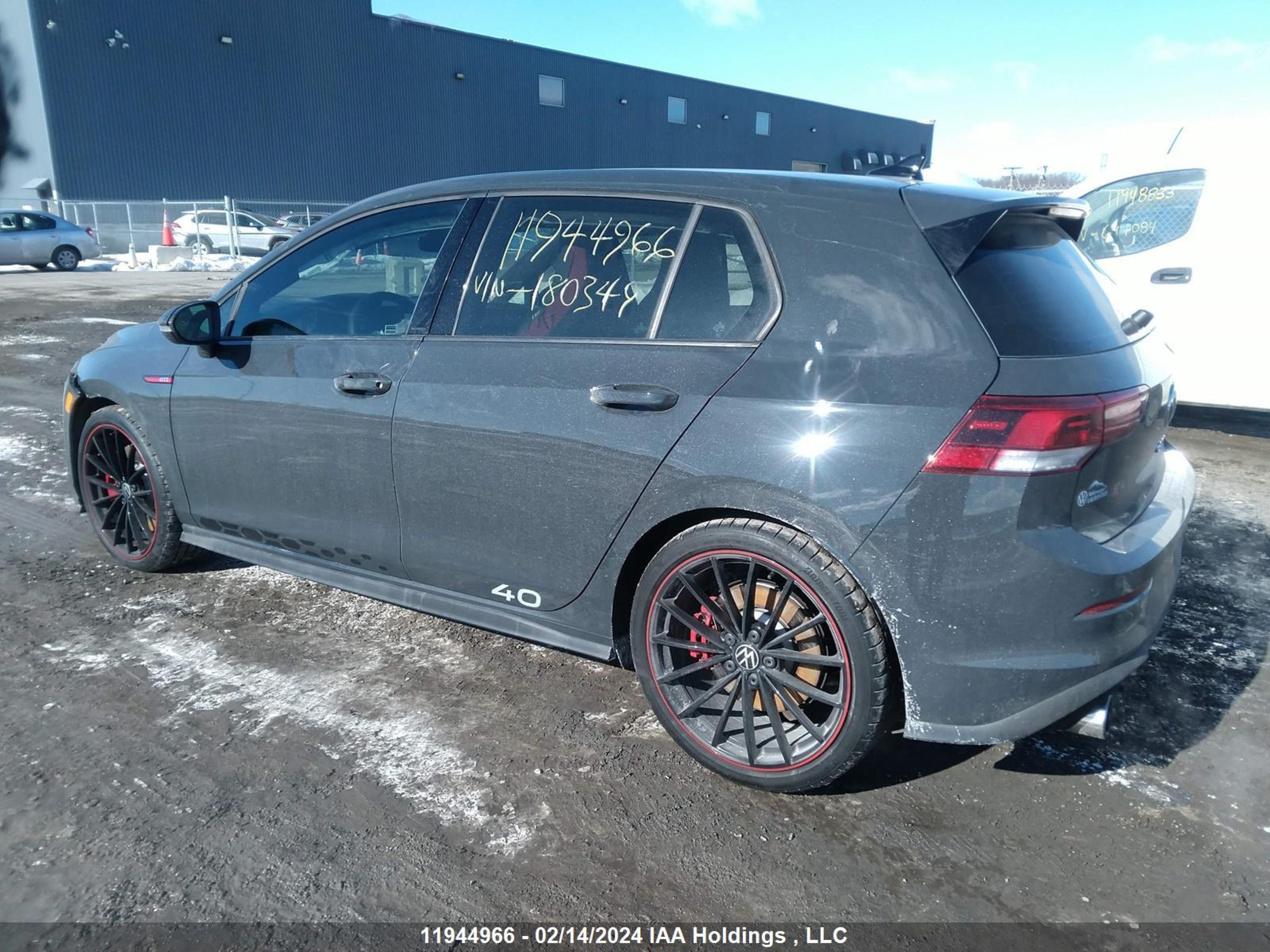 Photo 2 VIN: WVW4A7CD0PW180349 - VOLKSWAGEN GOLF 