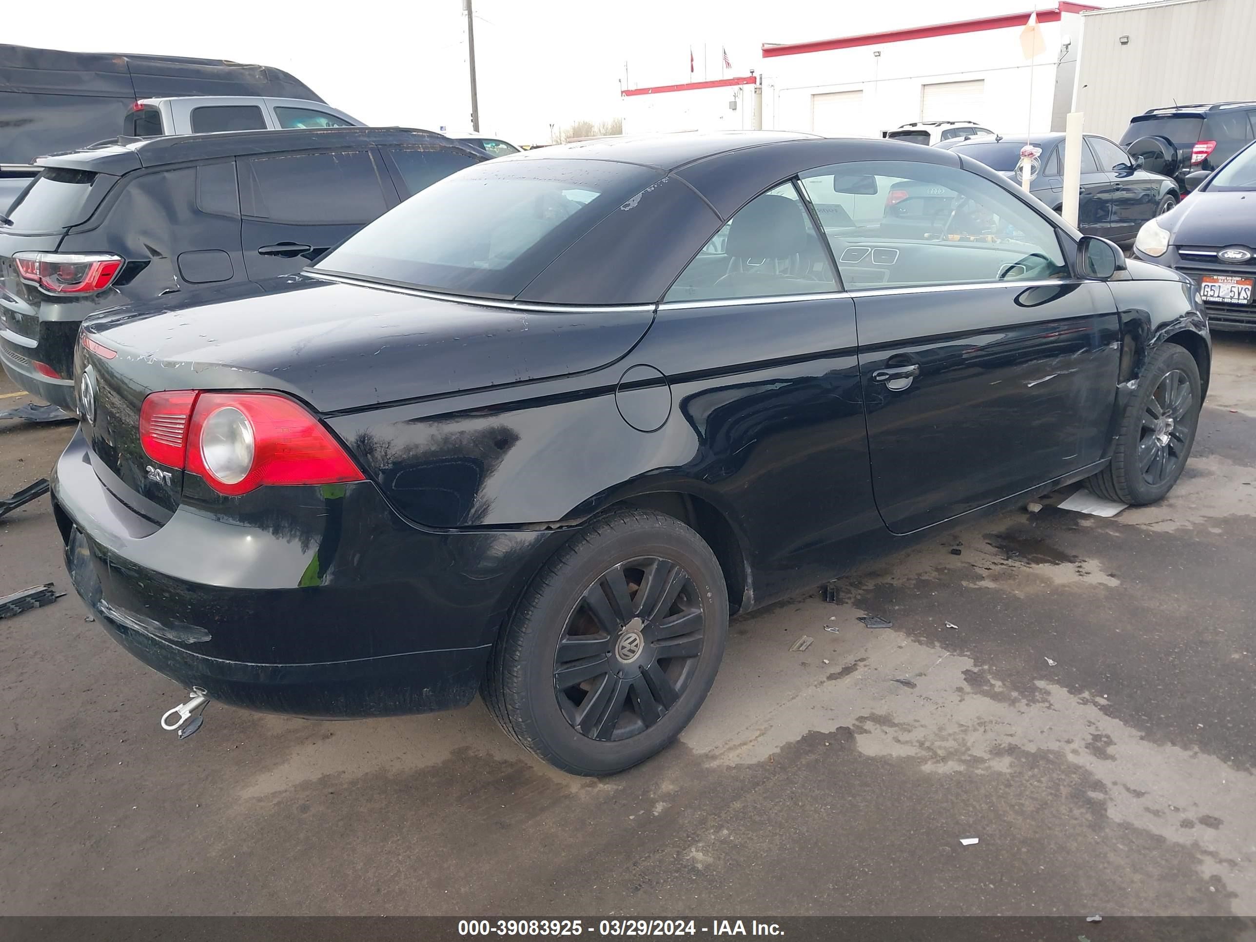 Photo 3 VIN: WVWAA71F87V029062 - VOLKSWAGEN EOS 