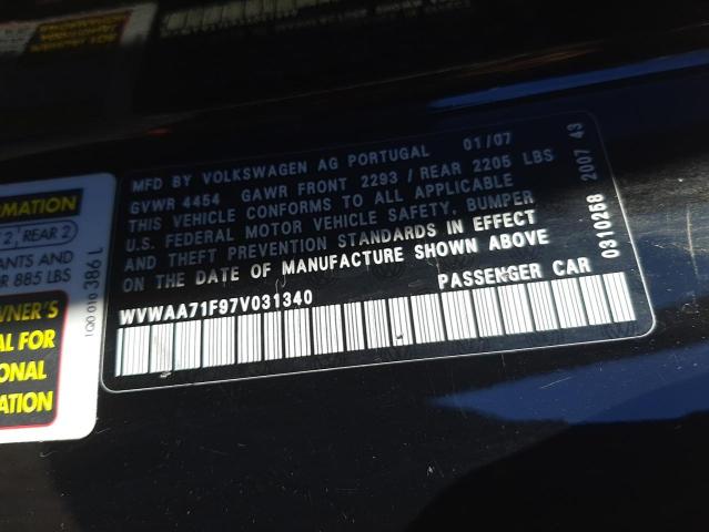 Photo 11 VIN: WVWAA71F97V031340 - VOLKSWAGEN EOS 