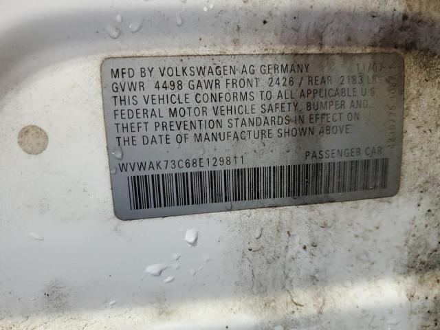 Photo 11 VIN: WVWAK73C68E129811 - VOLKSWAGEN PASSAT 