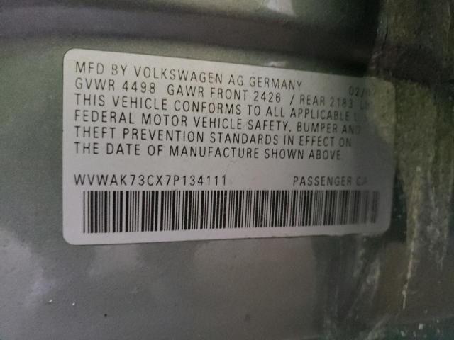 Photo 11 VIN: WVWAK73CX7P134111 - VOLKSWAGEN PASSAT 