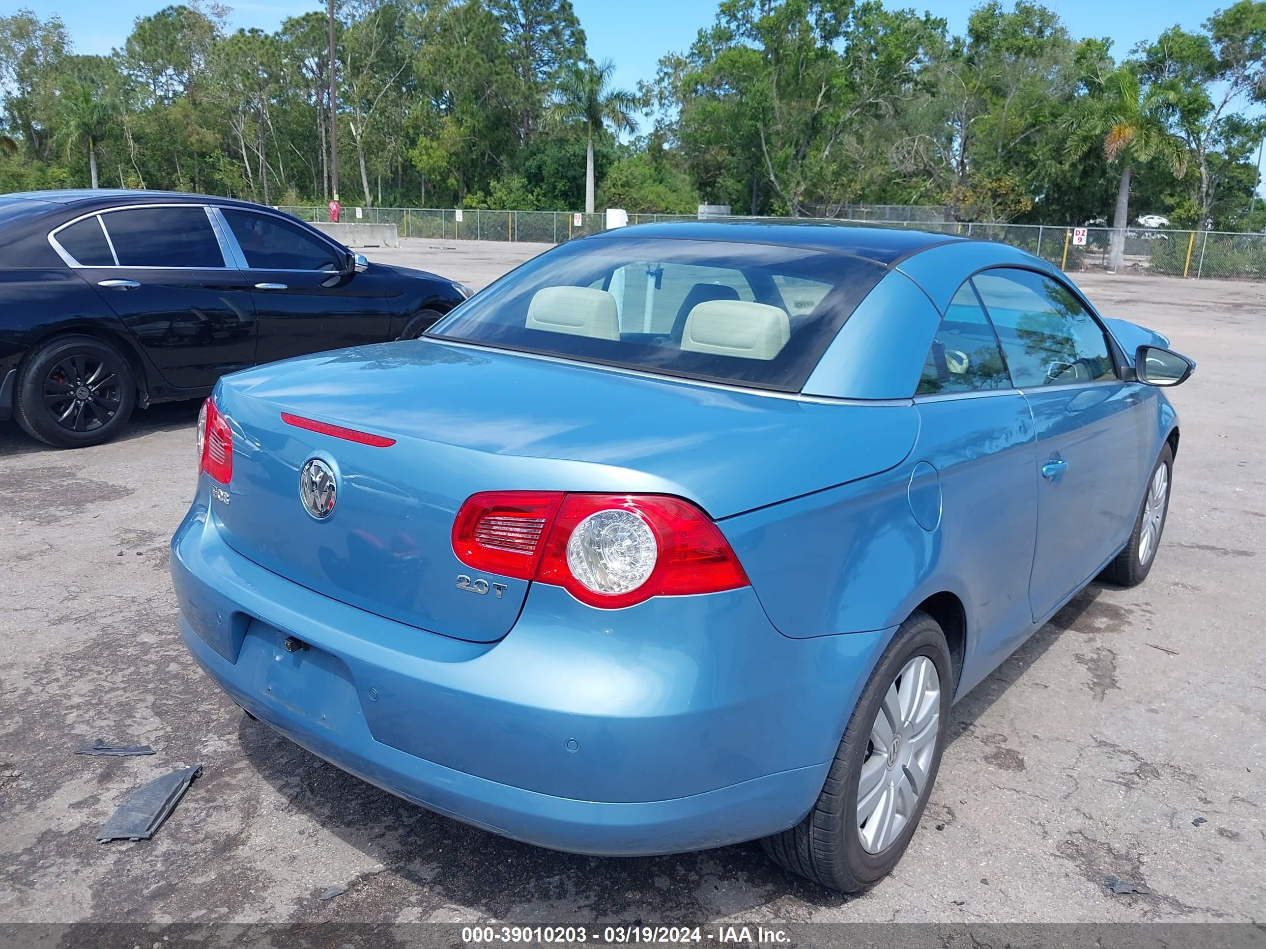 Photo 3 VIN: WVWBA71F09V016619 - VOLKSWAGEN EOS 