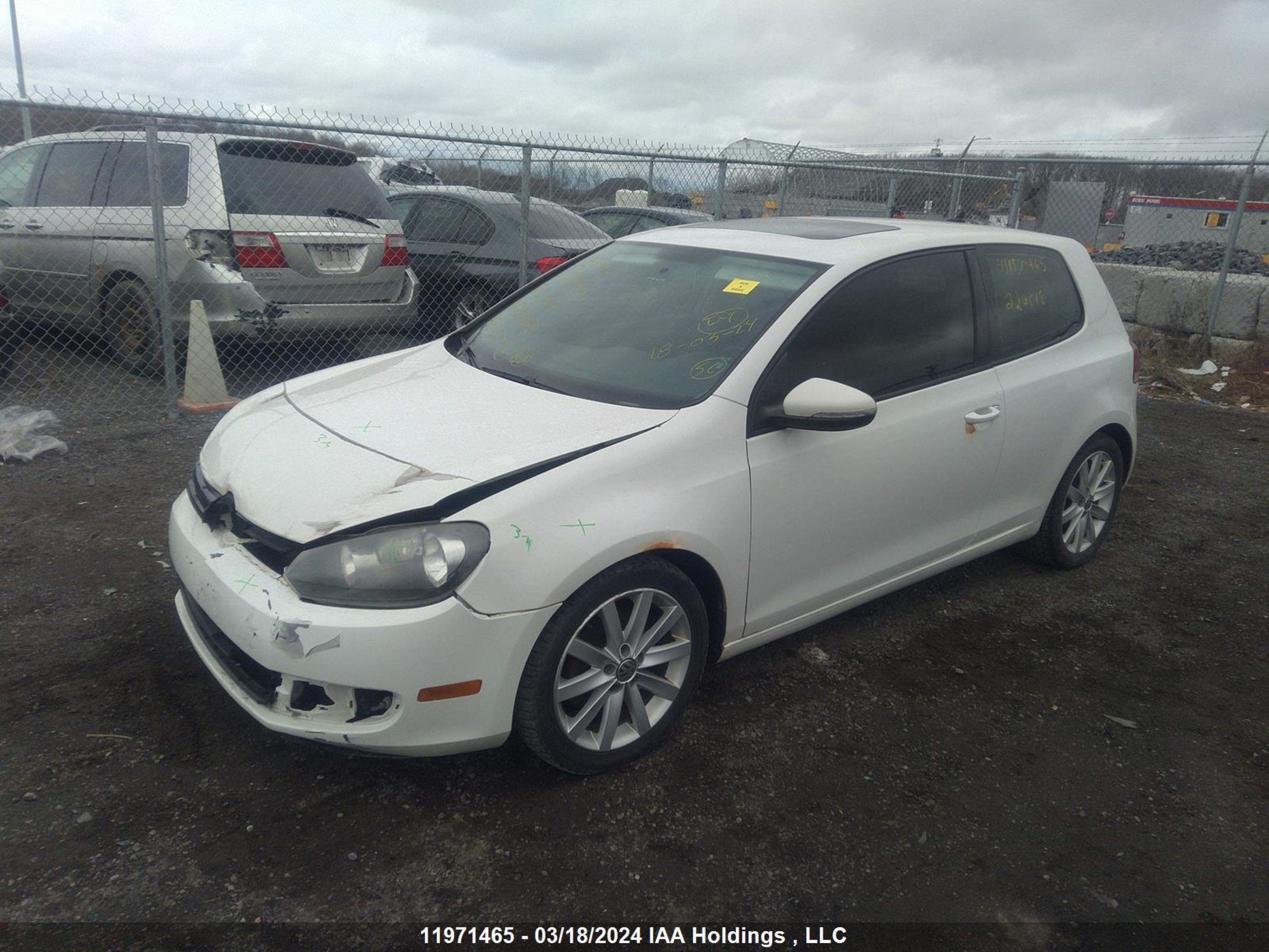 Photo 1 VIN: WVWBA7AJ2AW224018 - VOLKSWAGEN GOLF 