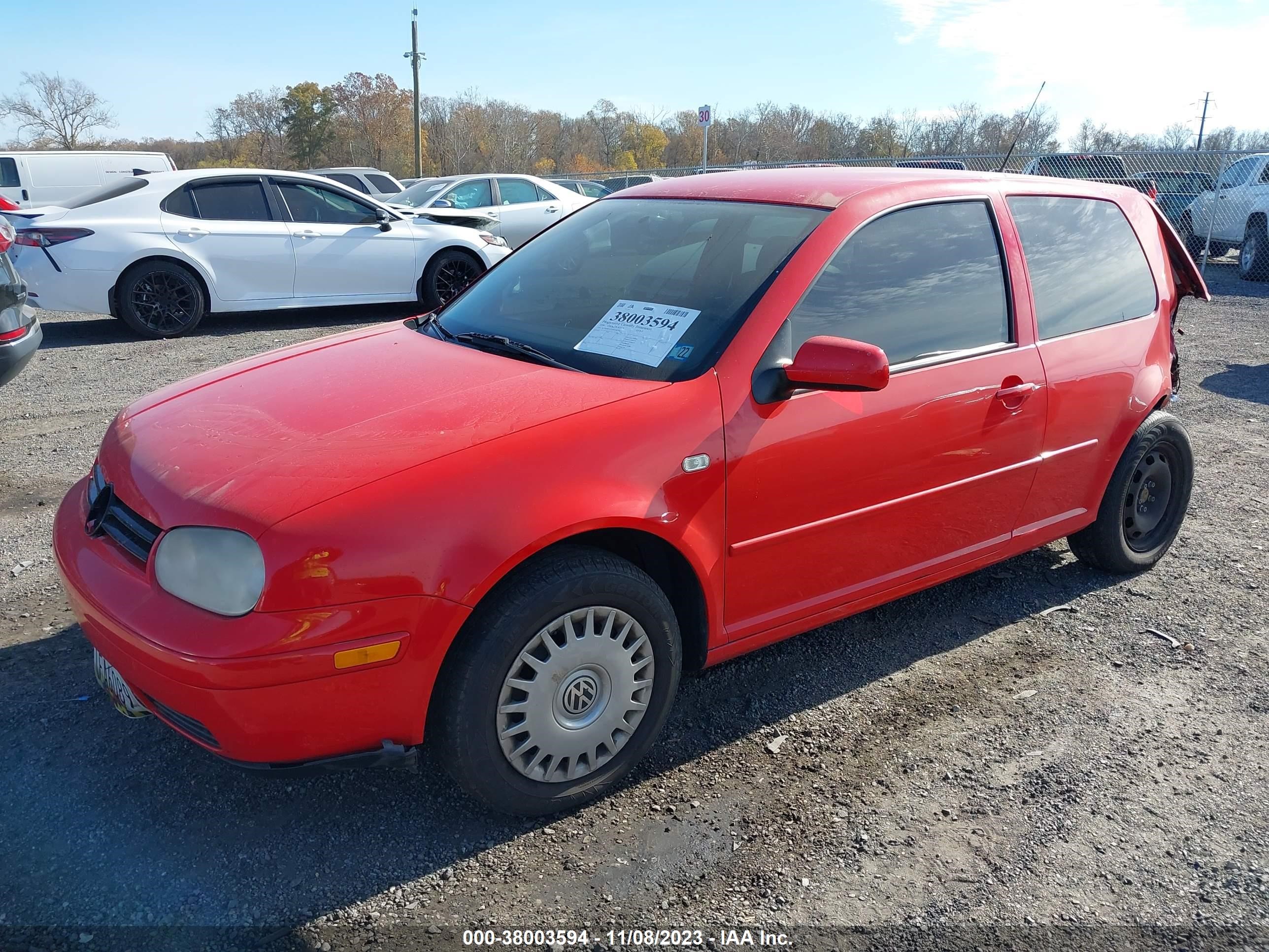 Photo 1 VIN: WVWBF31J3XW268337 - VOLKSWAGEN GOLF 