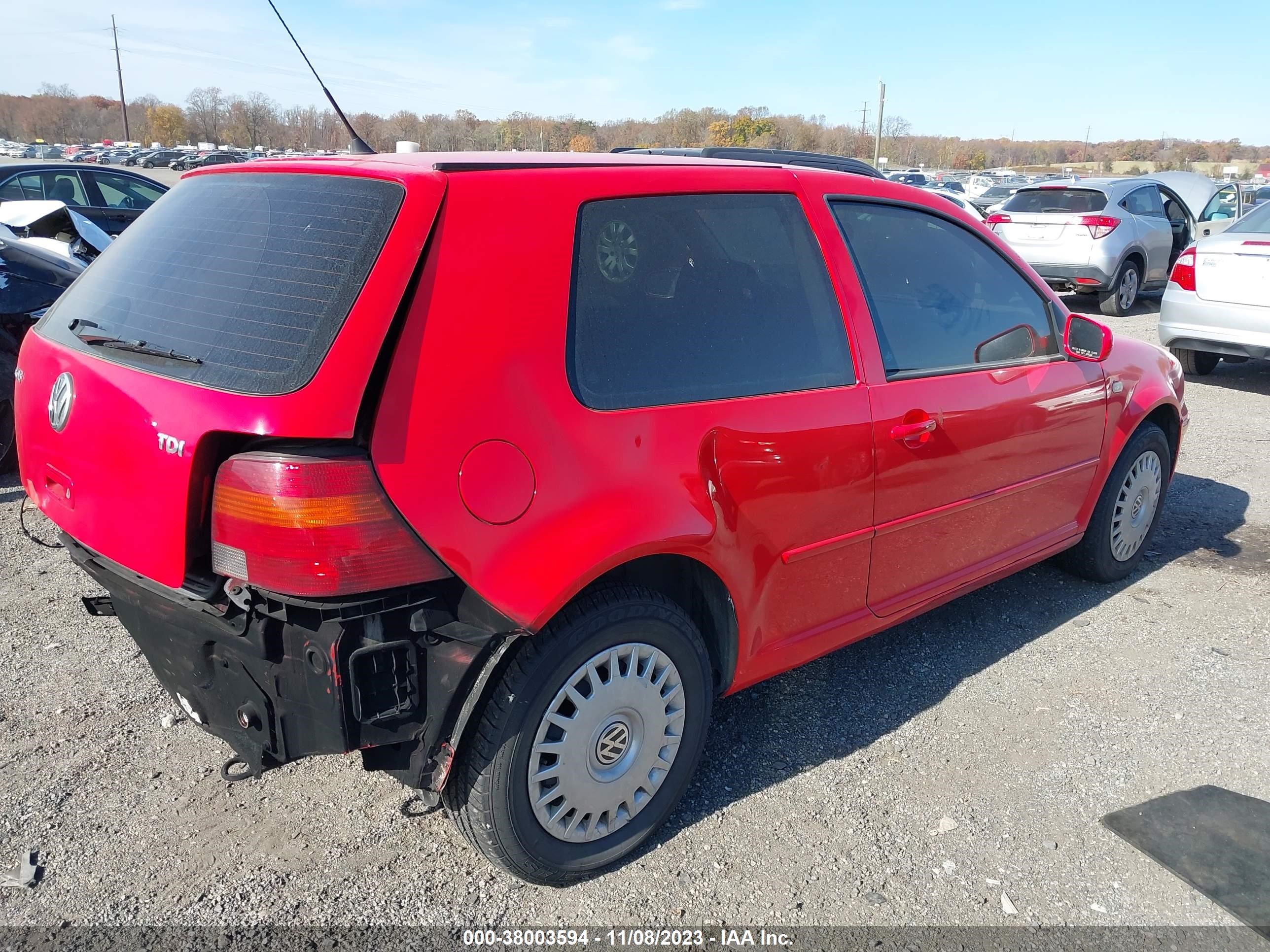 Photo 3 VIN: WVWBF31J3XW268337 - VOLKSWAGEN GOLF 