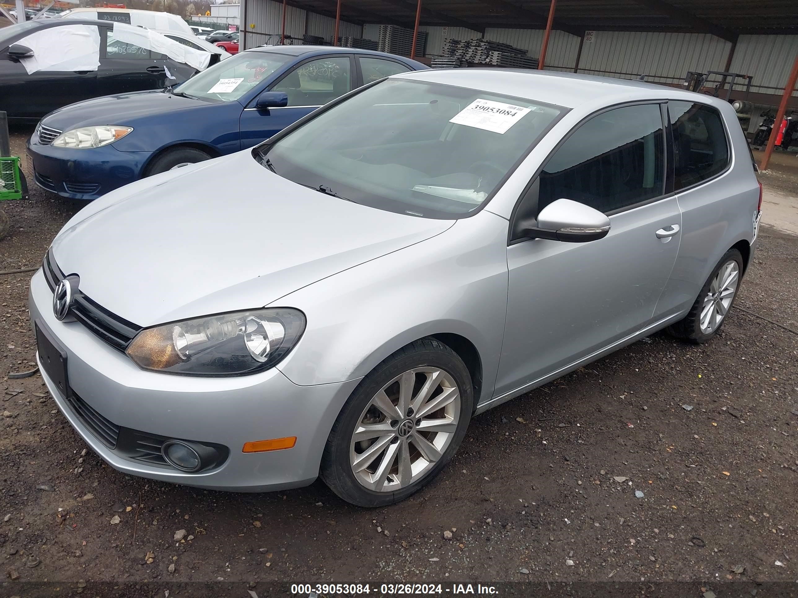 Photo 1 VIN: WVWBM7AJ9CW148145 - VOLKSWAGEN GOLF 