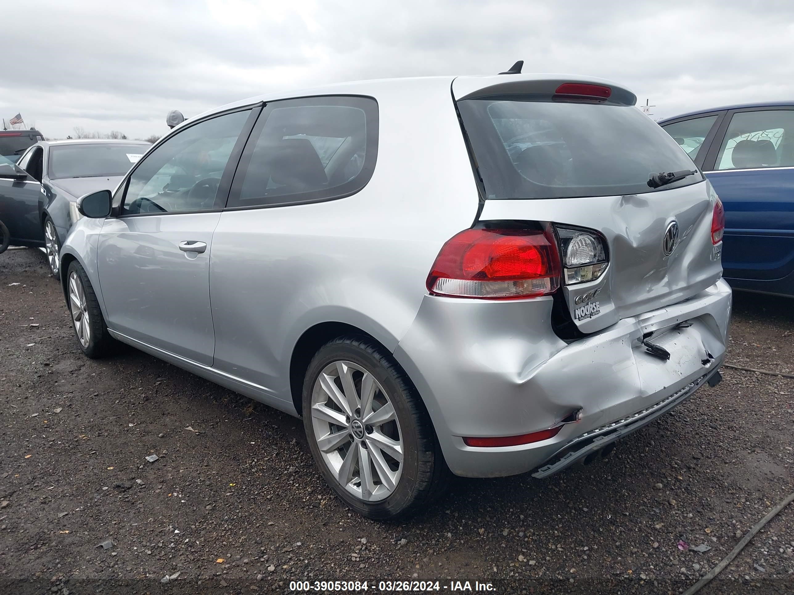 Photo 2 VIN: WVWBM7AJ9CW148145 - VOLKSWAGEN GOLF 