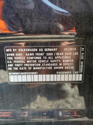 Photo 12 VIN: WVWBN7AN3EE526887 - VOLKSWAGEN CC 