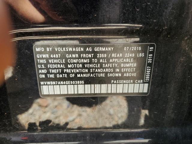 Photo 11 VIN: WVWBN7AN4GE503895 - VOLKSWAGEN CC BASE 