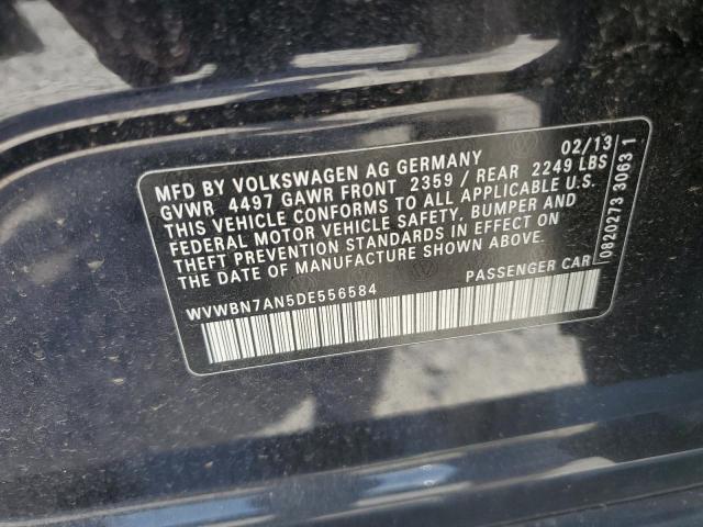 Photo 11 VIN: WVWBN7AN5DE556584 - VOLKSWAGEN CC 