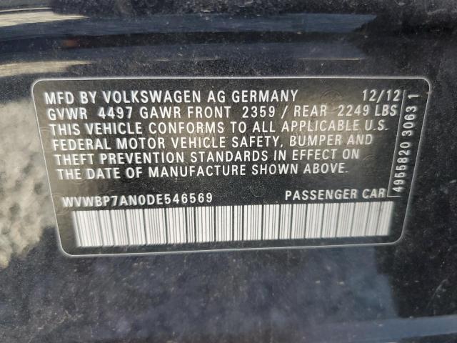 Photo 11 VIN: WVWBP7AN0DE546569 - VOLKSWAGEN CC SPORT 