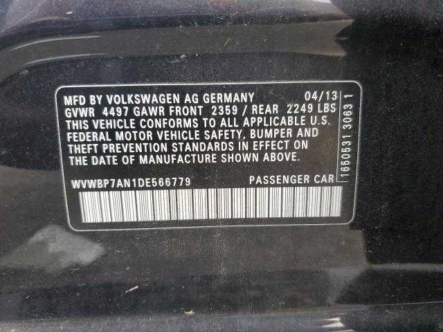 Photo 11 VIN: WVWBP7AN1DE566779 - VOLKSWAGEN CC 