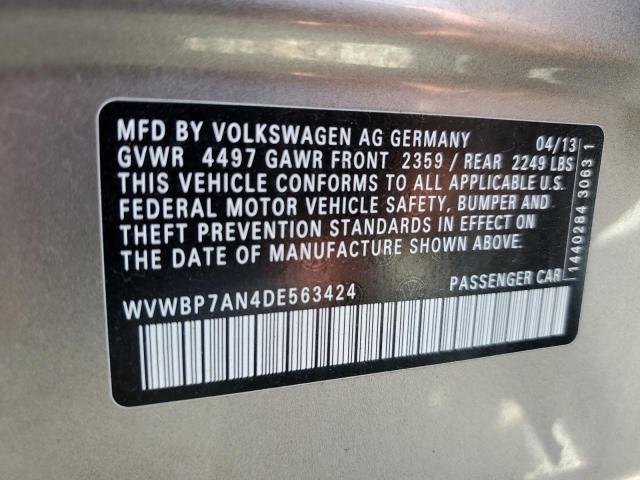 Photo 11 VIN: WVWBP7AN4DE563424 - VOLKSWAGEN CC 