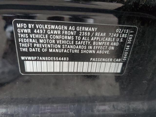 Photo 11 VIN: WVWBP7AN8DE554483 - VOLKSWAGEN CC 