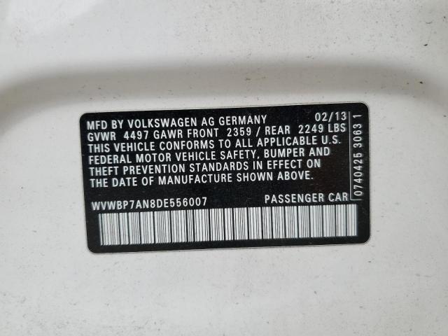 Photo 11 VIN: WVWBP7AN8DE556007 - VOLKSWAGEN CC 