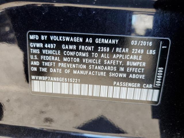 Photo 11 VIN: WVWBP7AN8GE515221 - VOLKSWAGEN CC BASE 