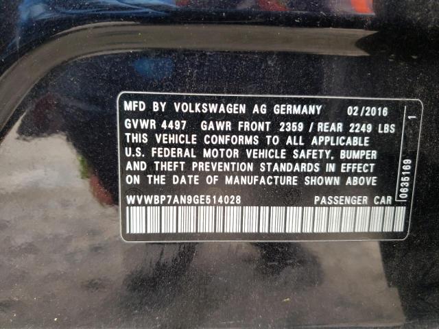 Photo 11 VIN: WVWBP7AN9GE514028 - VOLKSWAGEN CC BASE 