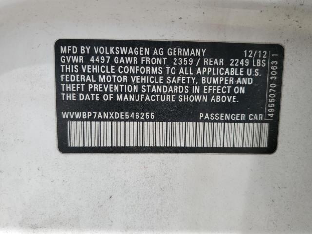 Photo 11 VIN: WVWBP7ANXDE546255 - VOLKSWAGEN CC 