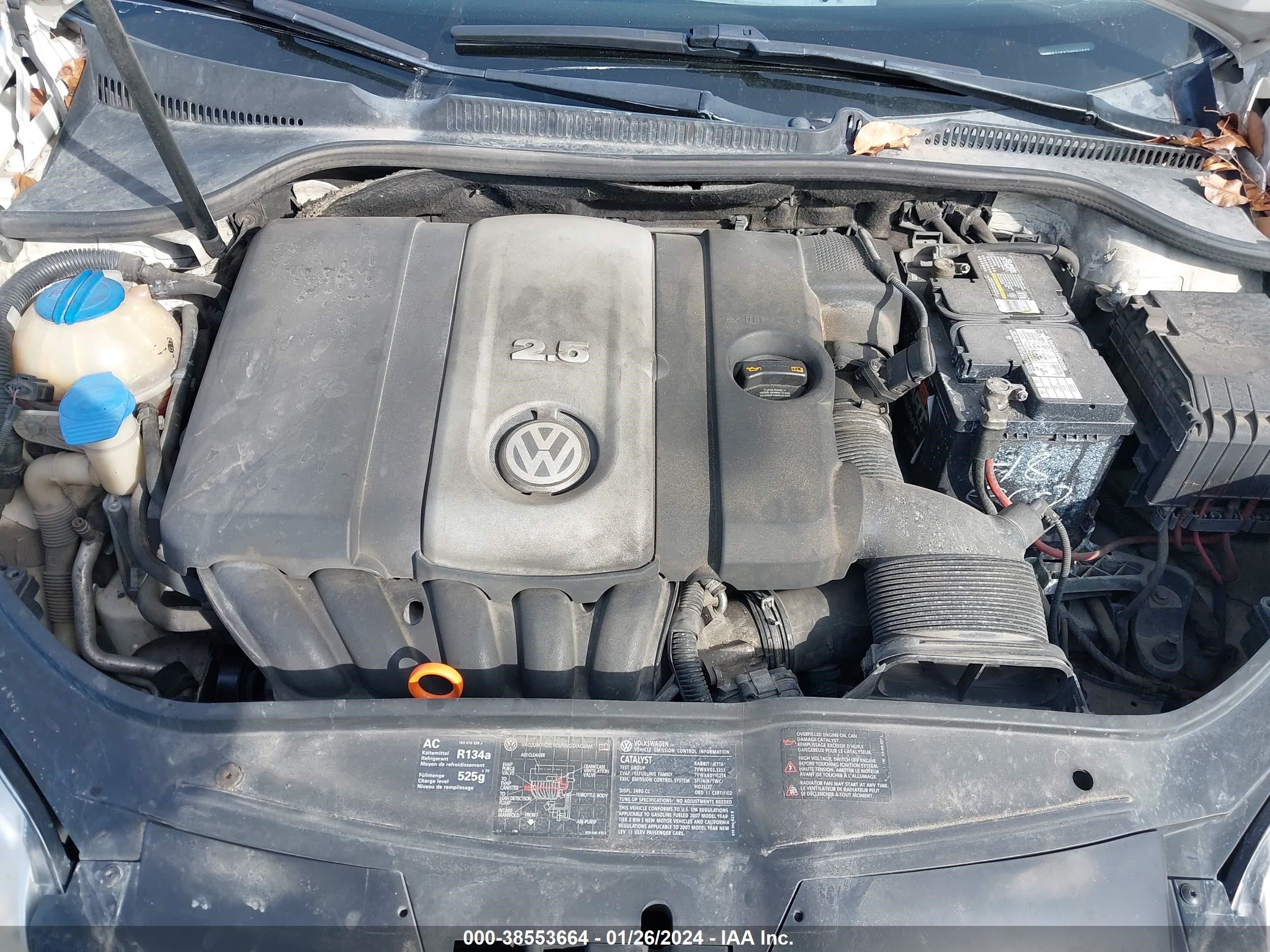 Photo 9 VIN: WVWBR71KX7W064643 - VOLKSWAGEN GOLF 