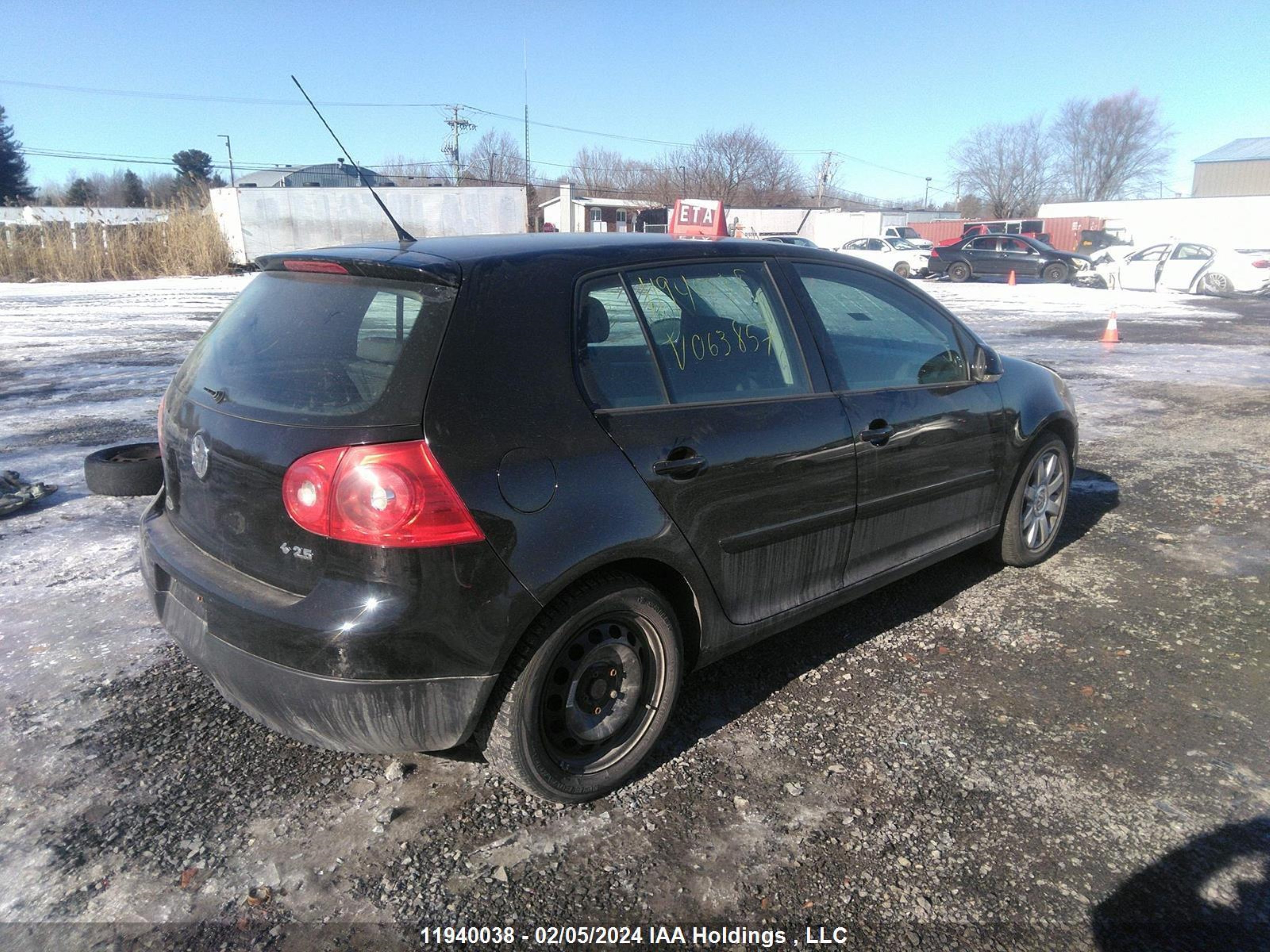 Photo 3 VIN: WVWCA71K49W063857 - VOLKSWAGEN GOLF 