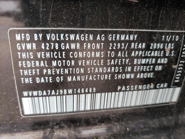 Photo 9 VIN: WVWDA7AJ9BW146489 - VOLKSWAGEN GOLF 