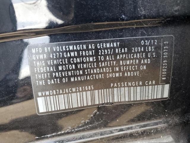 Photo 9 VIN: WVWDB7AJ6CW281685 - VOLKSWAGEN GOLF 