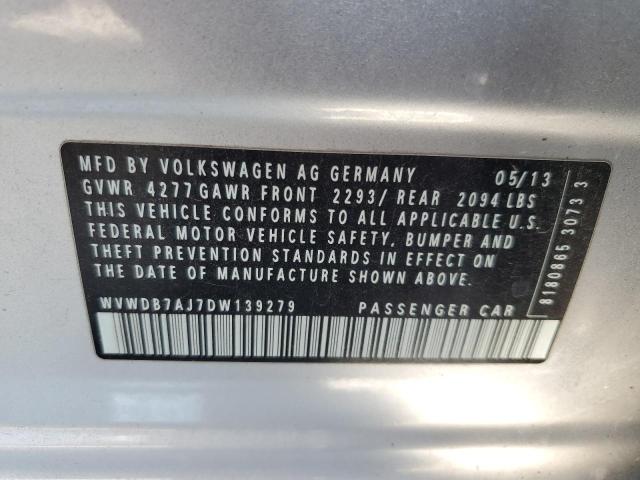 Photo 11 VIN: WVWDB7AJ7DW139279 - VOLKSWAGEN GOLF 