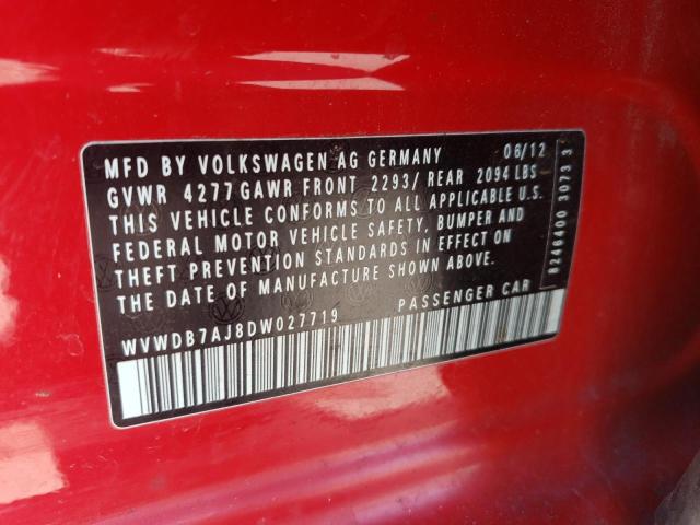 Photo 11 VIN: WVWDB7AJ8DW027719 - VOLKSWAGEN GOLF 