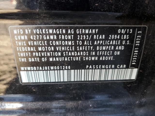 Photo 11 VIN: WVWDB7AJ8EW001266 - VOLKSWAGEN GOLF 