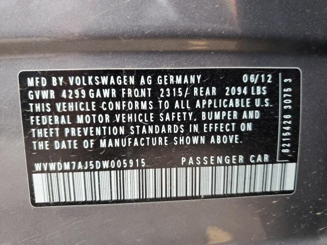 Photo 11 VIN: WVWDM7AJ5DW005915 - VOLKSWAGEN GOLF 