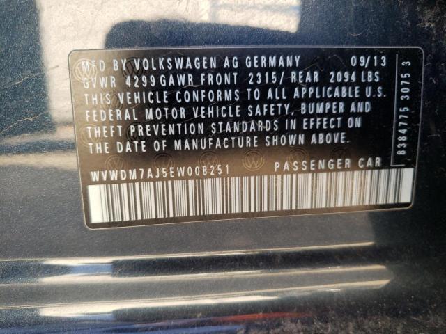 Photo 9 VIN: WVWDM7AJ5EW008251 - VOLKSWAGEN GOLF 