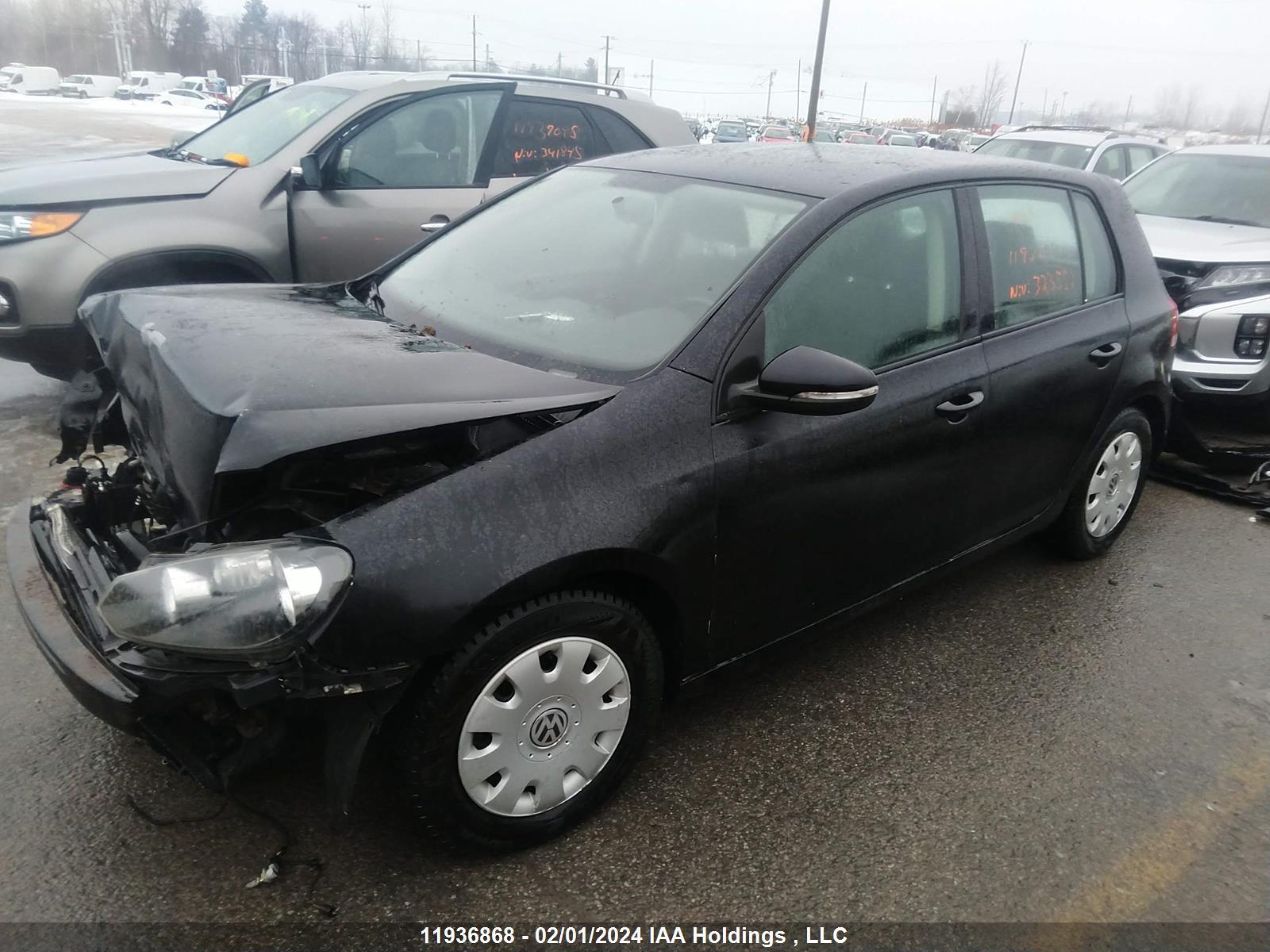 Photo 1 VIN: WVWDM7AJ8CW323557 - VOLKSWAGEN GOLF 