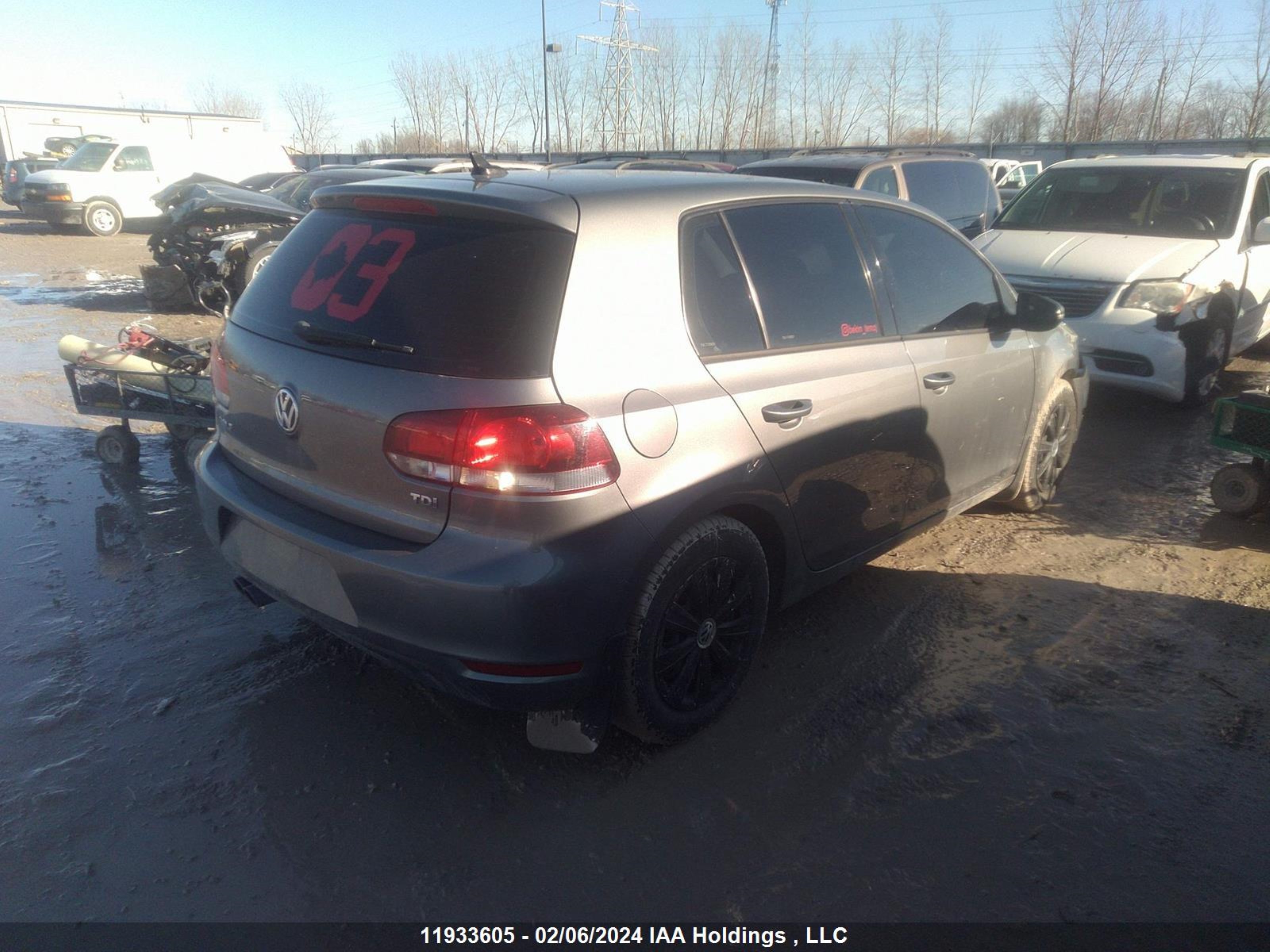 Photo 3 VIN: WVWDM7AJXDW117738 - VOLKSWAGEN GOLF 