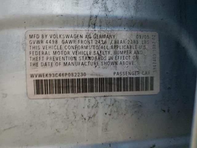 Photo 11 VIN: WVWEK93C46P082230 - VOLKSWAGEN PASSAT 