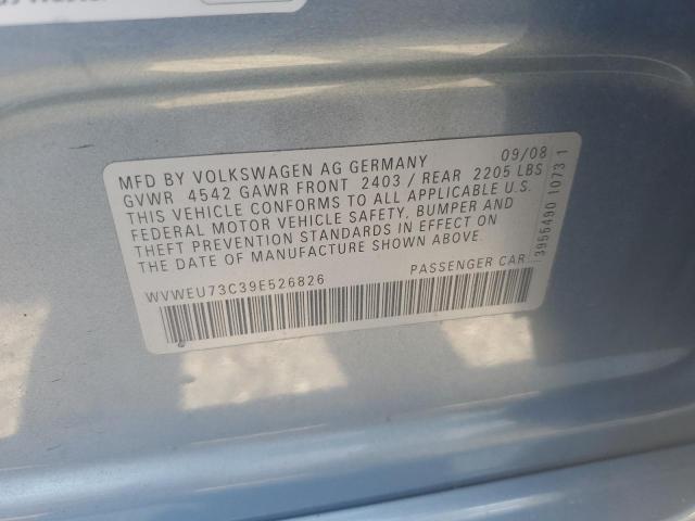 Photo 11 VIN: WVWEU73C39E526826 - VOLKSWAGEN CC 