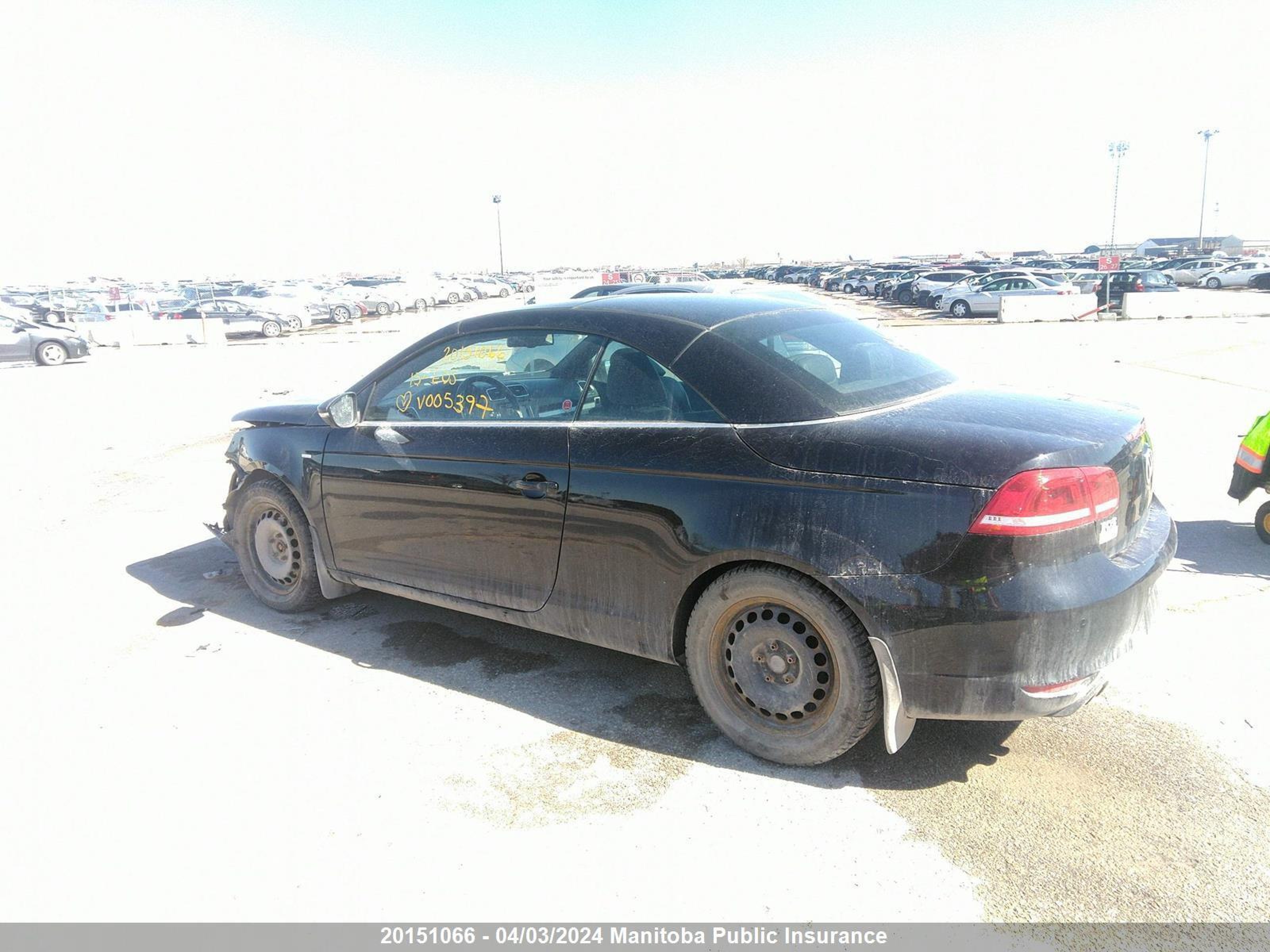 Photo 2 VIN: WVWFD8AH3FV005397 - VOLKSWAGEN EOS 