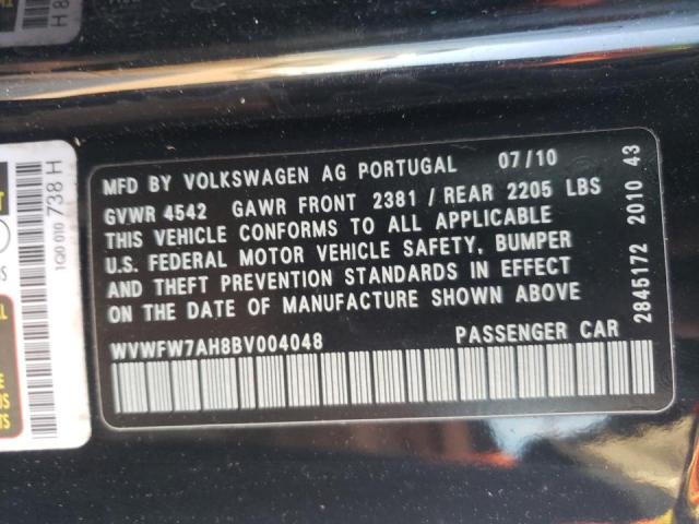 Photo 9 VIN: WVWFW7AH8BV004048 - VOLKSWAGEN EOS LUX 