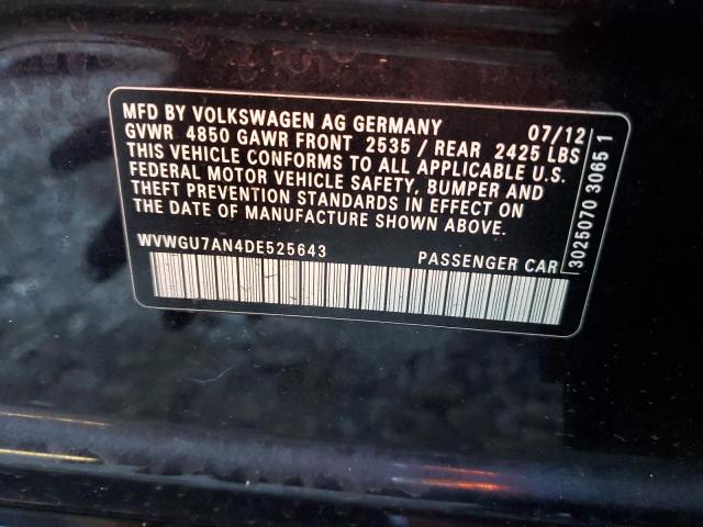 Photo 11 VIN: WVWGU7AN4DE525643 - VOLKSWAGEN CC VR6 4MO 