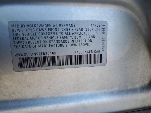 Photo 11 VIN: WVWGU7AN5AE530166 - VOLKSWAGEN CC VR6 4MO 