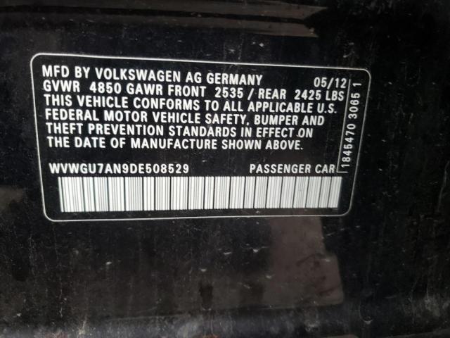 Photo 9 VIN: WVWGU7AN9DE508529 - VOLKSWAGEN CC VR6 4MO 