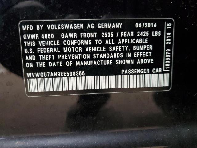 Photo 11 VIN: WVWGU7AN9EE538356 - VOLKSWAGEN CC VR6 4MO 