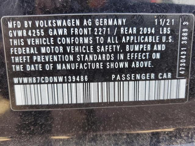 Photo 12 VIN: WVWH87CD0NW139486 - VOLKSWAGEN GOLF 