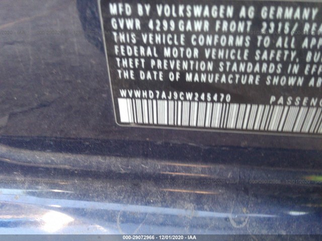 Photo 8 VIN: WVWHD7AJ9CW245470 - VOLKSWAGEN GTI 