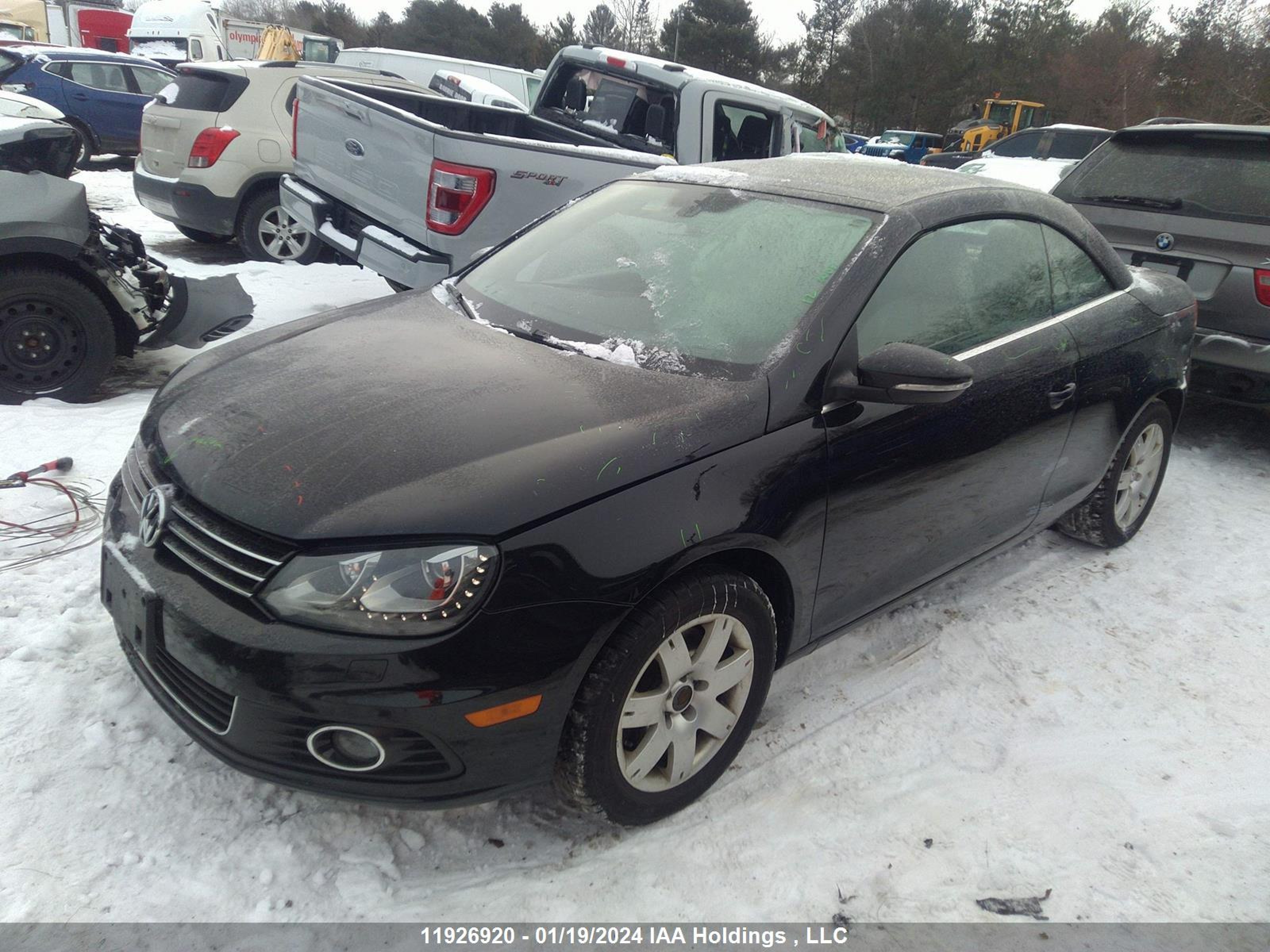 Photo 1 VIN: WVWHD8AH7DV007238 - VOLKSWAGEN EOS 